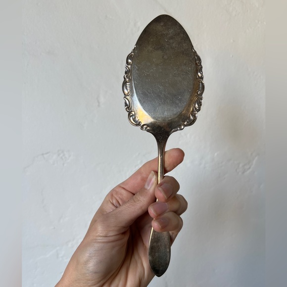 Vintage silver plated pie cake server utensil - Picture 4 of 5